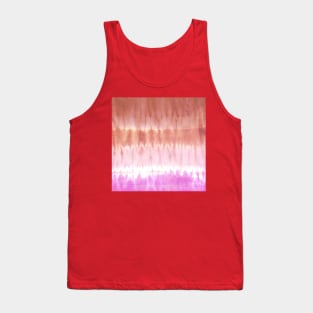 Orange and pink Ombre Tie-Dye Stripes Tank Top